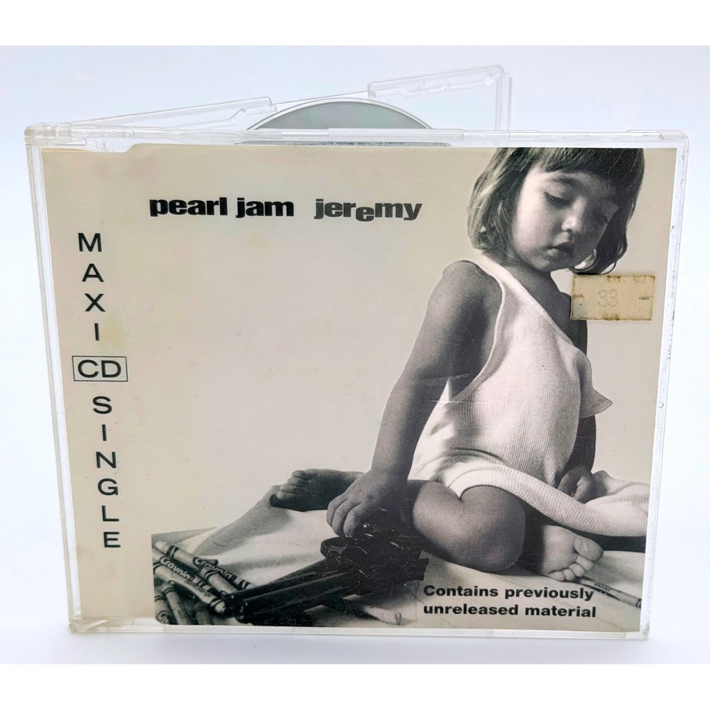 Pearl Jam Jeremy Maxi CD Single 1992 Yellow Ledbetter Footsteps Epic 658180 2
